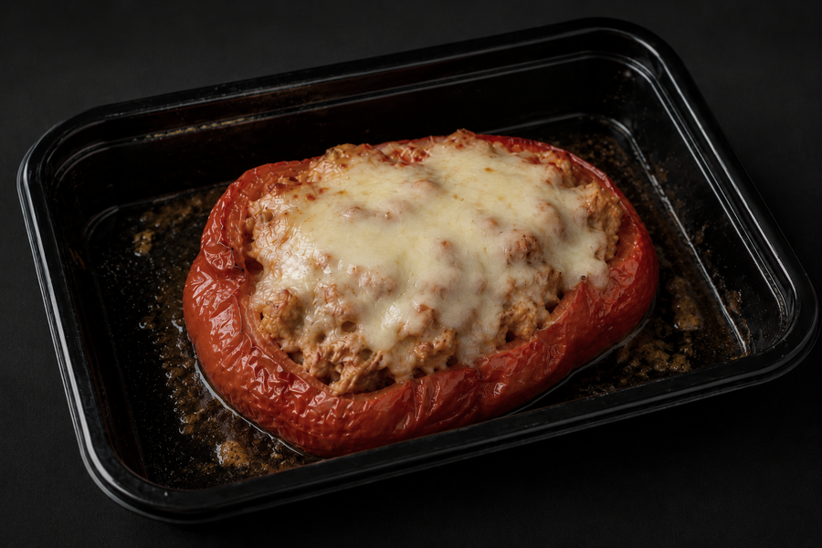 Buffalo Chicken Stuffed Pepper