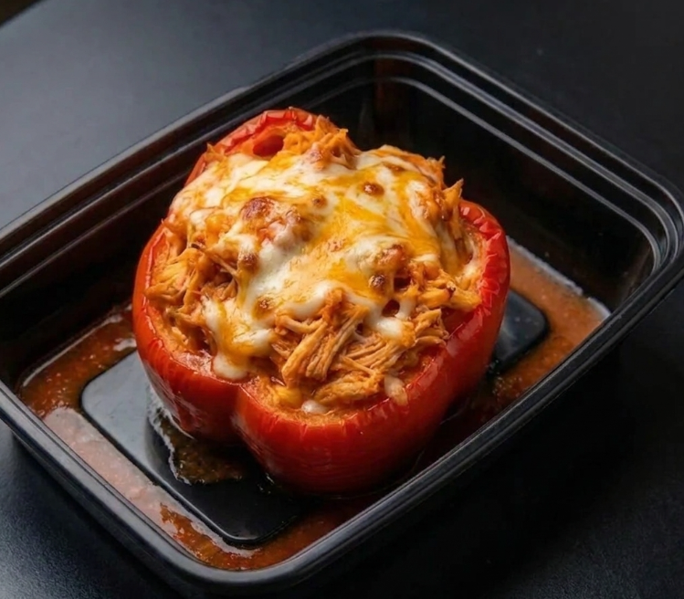 Buffalo Chicken Stuffed Pepper