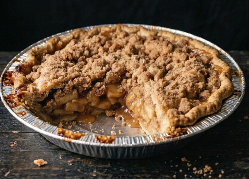 Caramel Apple Crumble Pie - Thanksgiving