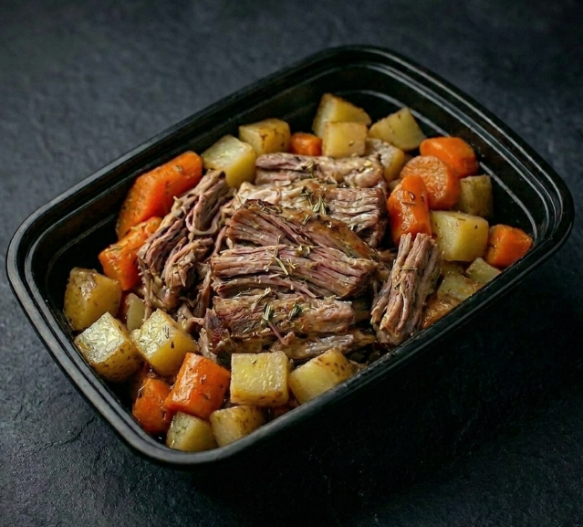 Crock Pot Pork Roast with Potatoes and Carrots