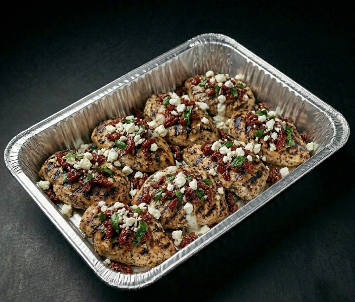Family Pan Tuscan Lemon Goat Cheese Chicken - 8 Pieces