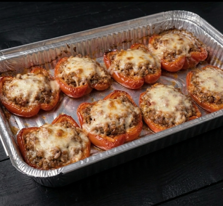 Family Size Buffalo Chicken Stuffed Peppers - 8 Peppers