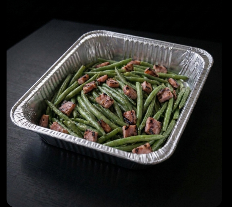 Family Size Side of Green Beans with Ham - 8 Portions