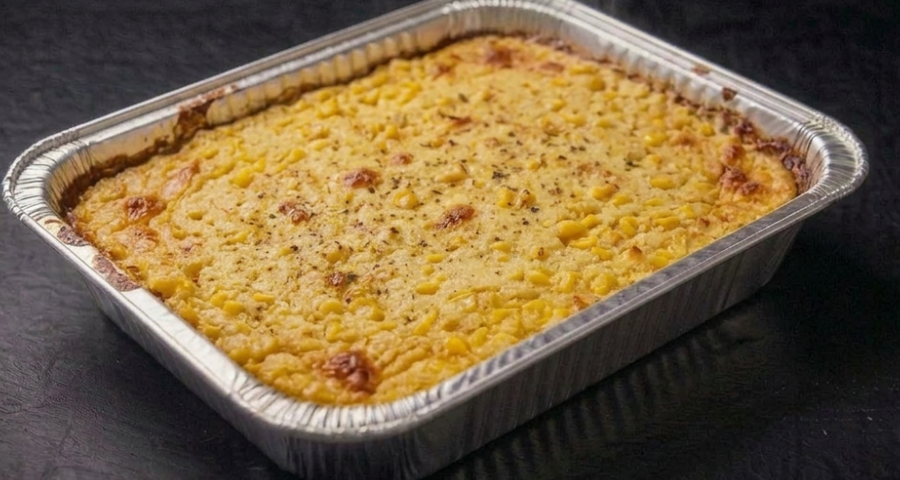 Homestyle Creamy Corn Casserole - Thanksgiving