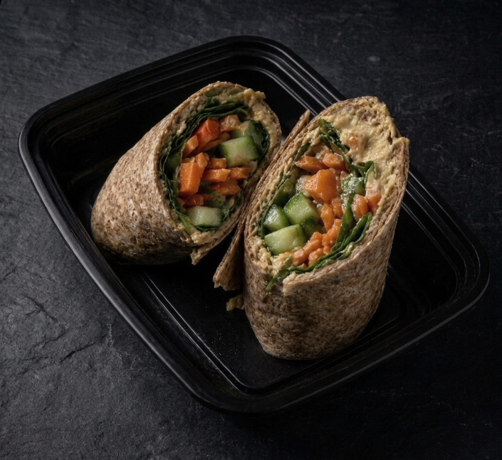 Hummus Veggie Wrap