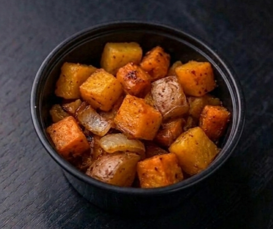 Maple-Herb Roasted Sweet Potatoes, Squash & Carrots