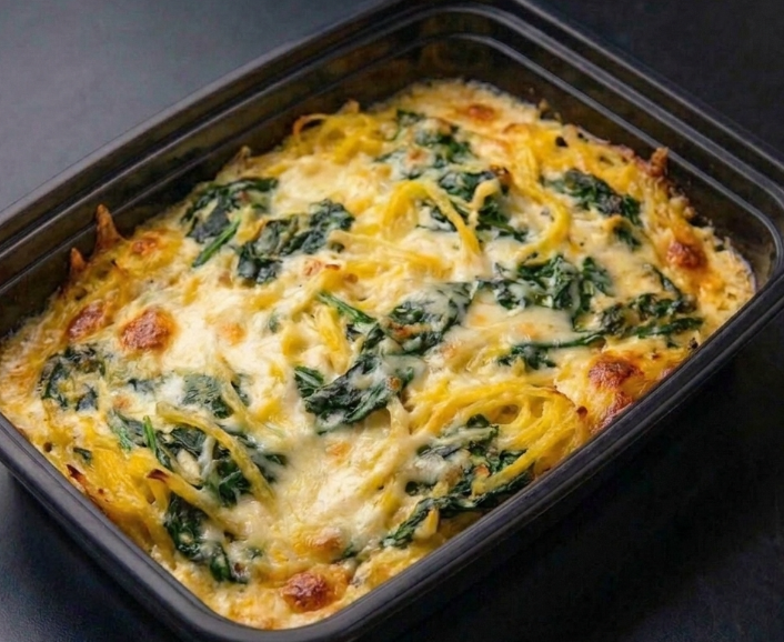 Spaghetti Squash with Spinach Artichoke Cream Sauce - 12 oz