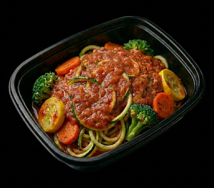 Zucchini Noodle Pasta Primavera - Entree Portion
